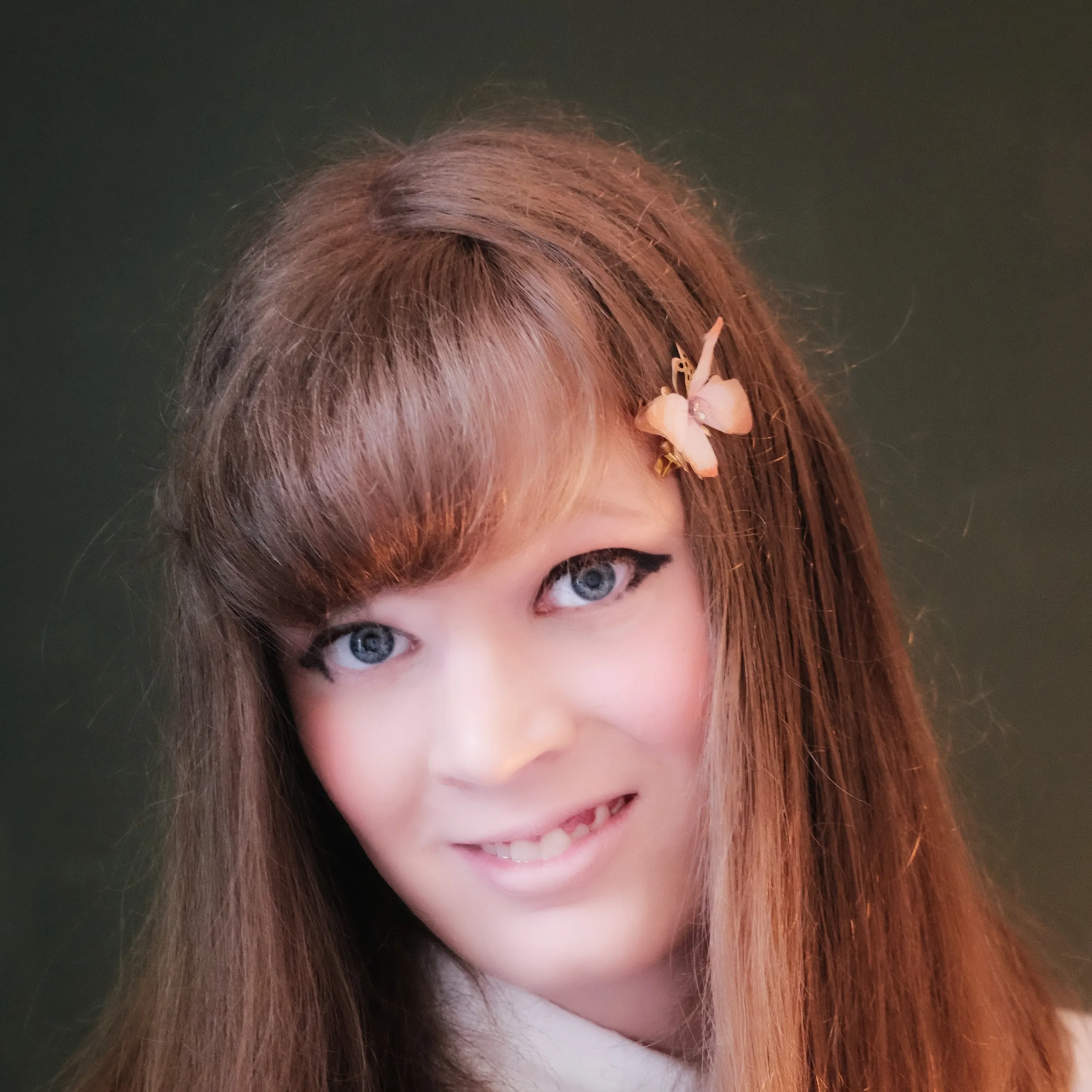elysia smiling wide
